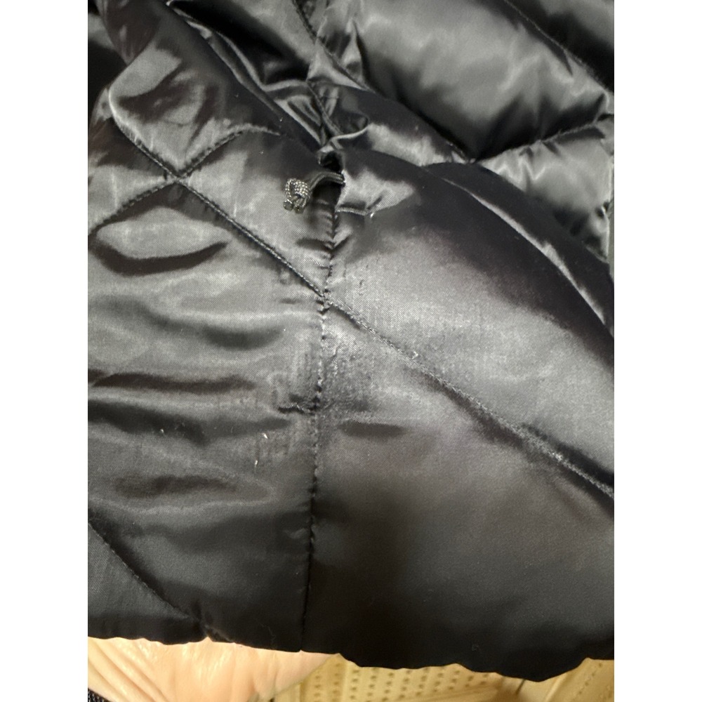 The North Face Aconcagua II Down Puffer Parka Jacket Black Womens Small Hooded - Picture 7 of 7